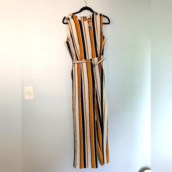 Suzy Shier striped Jumpsuit - Picture 1 of 3